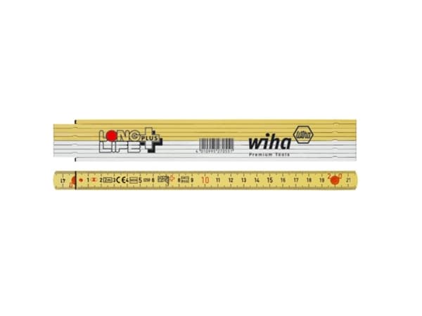 Wiha 41020012 27059 Tommestok 2 m Plastic