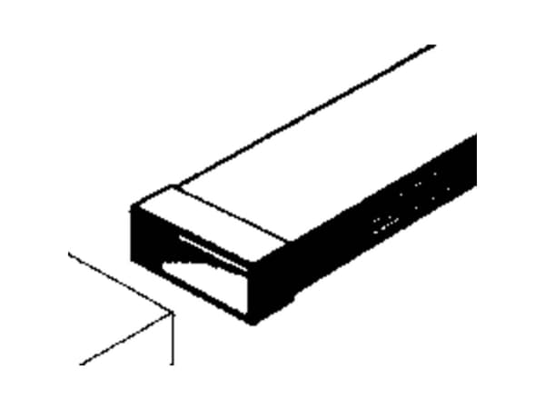 Wallair 20200111 Fladkanals-ventilationssystem 100 Rørforbinder