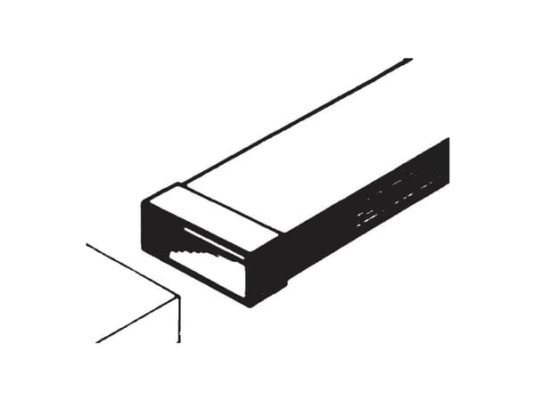 Wallair 20200111 Fladkanals-ventilationssystem 100 Rørforbinder