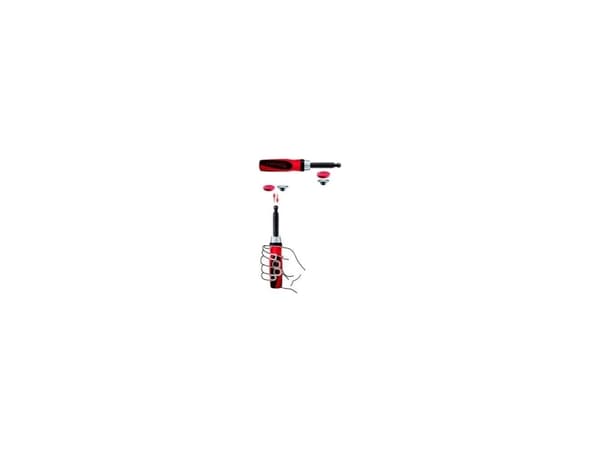 BESSEY 3101182, Håndgrep til håndverktøy, Plast, Stål, Sort, Rød, TG / GZ / GMZ with throat depth 100 mm