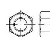 TOOLCRAFT 139779 Låsemøtrikker M8 DIN 6924 Stål Galvaniseret 100 stk