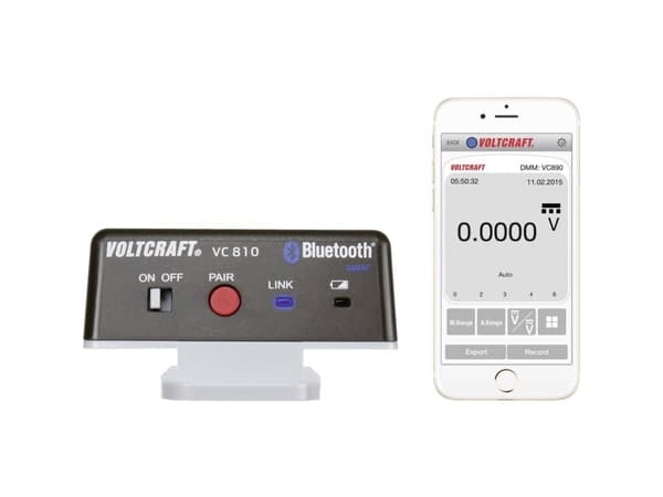 VOLTCRAFT VC810 VC810 Bluetooth®-sovitin VC810 1 kpl