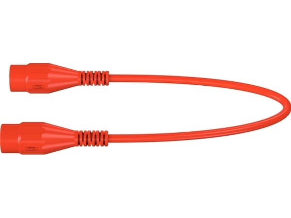 Stäubli XLSS-58 Sikkerhedsprøveledning BNC-stik BNC-stik 1.00 m Rød 1 stk