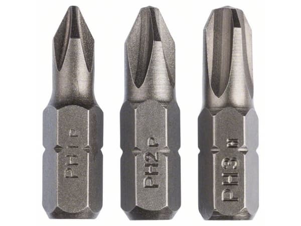 Bosch BITS SET PH1,2,3 25MM STANDARD 3kpl