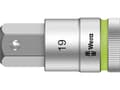 Miniatyrbilde 5 av 5: Wera 05003829001, Stikkontakt, 1/2", Metrisk, 1 hoder, 19 mm, Kromvanadiumstål