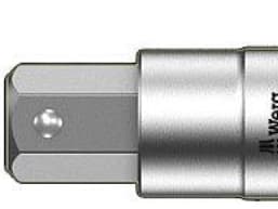 Wera 05003829001, Stikkontakt, 1/2", Metrisk, 1 hoder, 19 mm, Kromvanadiumstål