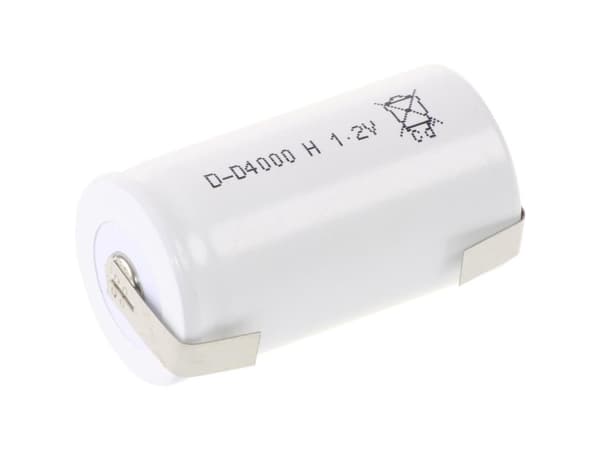 Mexcel D4000H Special-batteri R20 (D) Tåler høj temperatur, U-loddefane, Flat-Top NiCd 1.2 V 4000 mAh