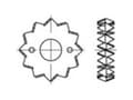 Miniatyrbild 3 av 4: TOOLCRAFT Stålplatta varmförzinkad 135730 100 st