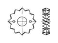 Miniatyrbild 4 av 4: TOOLCRAFT Stålplatta varmförzinkad 135730 100 st