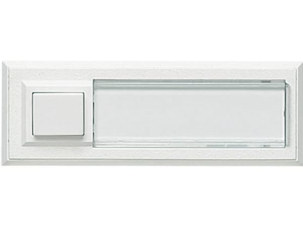 Grothe 51015 Ringeklokke med navneskilt Enkel Hvid 12 V/1,5 A
