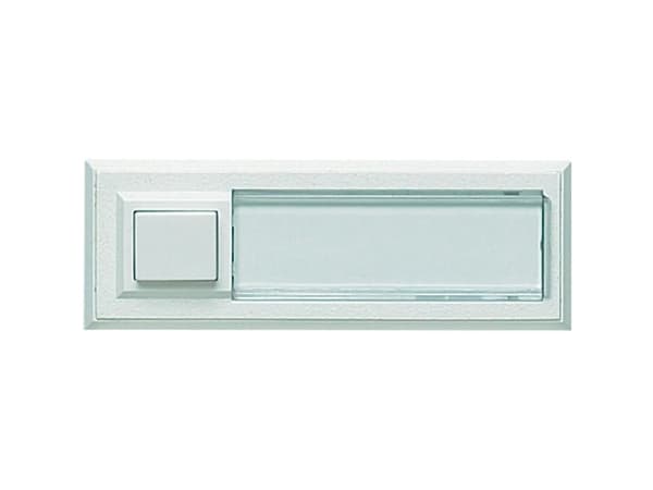 Grothe 51015 Ringeklokke med navneskilt Enkel Hvid 12 V/1,5 A