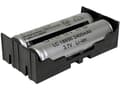 Miniatyrbilde 2 av 3: MPD BK-18650-PC4 Batteriholder 2 18650 Gennemstikningsmontage THT (L x B x H) 77.7 x 40.21 x 21.54 mm
