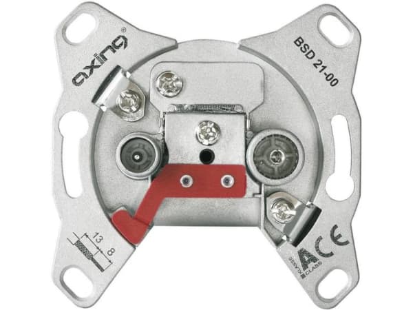 Axing BSD02100, Koaksiaalinen, Harmaa, CE, 68 mm, 35 mm, 68 mm