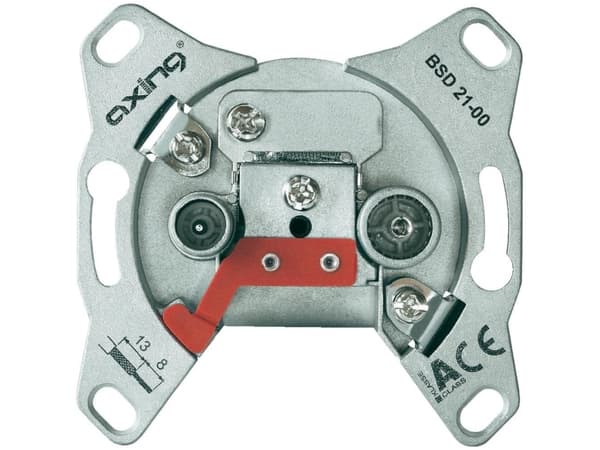Axing BSD02100, Koaksiaalinen, Harmaa, CE, 68 mm, 35 mm, 68 mm