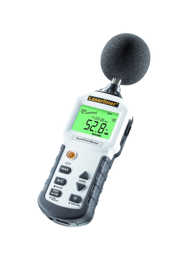 Laserliner SoundTest-Master, Sort, Grå