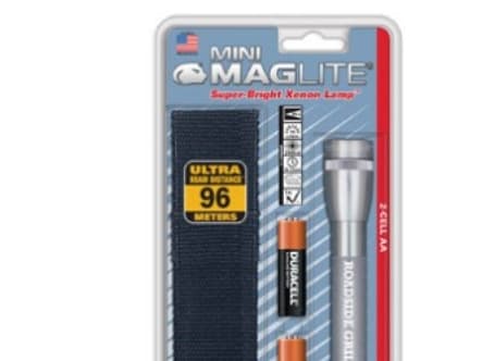 Maglite M2A09H, Käsikokoinen taskulamppu, Harmaa, Hopea, Alumiini, Hehkuva, 1 lamppua, 14 lm