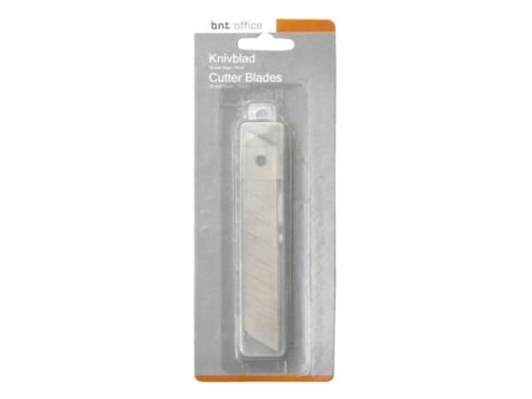Reserveklinger 18mm til hobbykniv 10stk/pak - (10 stk.)