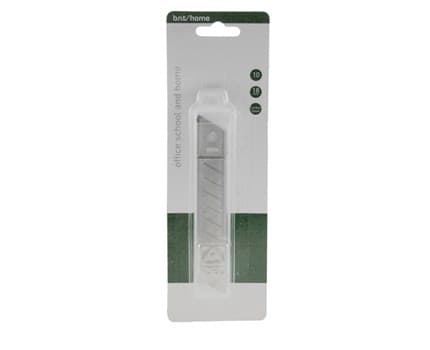 Reserveklinger 18mm til hobbykniv 10stk/pak - (10 stk.)
