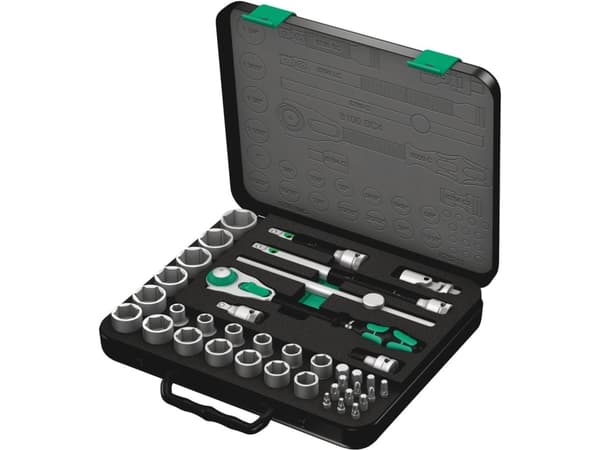 Wera 05003647001, Pistorasiasarja, 1/2", Brittiläinen, 1 pää(t), 1-1/16,1-1/8,1-3/16,1-1/4,1/2,3/4,3/8,5/8,7/16,7/8,9/16,11/16,13/16,15/16,19/32,25/3