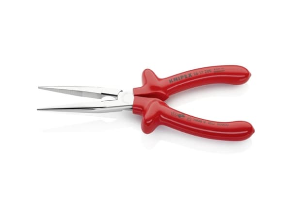 Knipex 26 17 200, Endekuttende tang, Kromvanadiumstål, Plast, Rød, 200 mm, 212 g