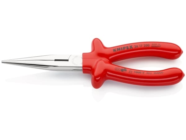 Knipex 26 17 200, Endekuttende tang, Kromvanadiumstål, Plast, Rød, 200 mm, 212 g