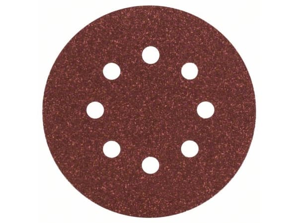 Bosch Accessories 2609256A24 Excenter slibepapir med burrebånd, perforeret Kornstørrelse 80 (Ø) 125 mm 5 stk
