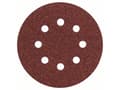 Miniatyrbilde 1 av 2: Bosch Accessories 2609256A24 Excenter slibepapir med burrebånd, perforeret Kornstørrelse 80 (Ø) 125 mm 5 stk