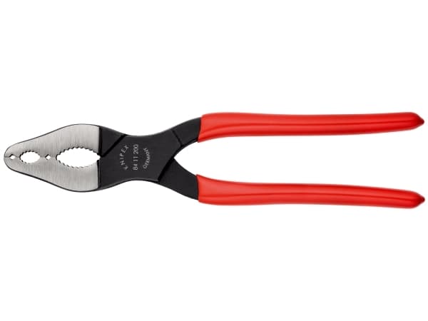 Knipex 84 11 200, Skrutang, 3,5 mm, 1 cm, Stål, Plast, Rød