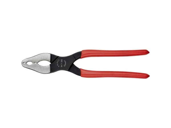 Knipex 84 11 200, Skrutang, 3,5 mm, 1 cm, Stål, Plast, Rød