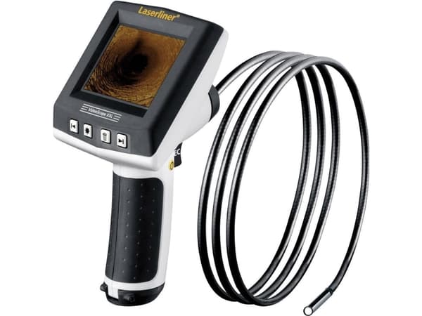 Laserliner VideoScope XXL, 320 x 240 piksler, 7,62 cm (3"), AVI, JPG, 4x, Sort