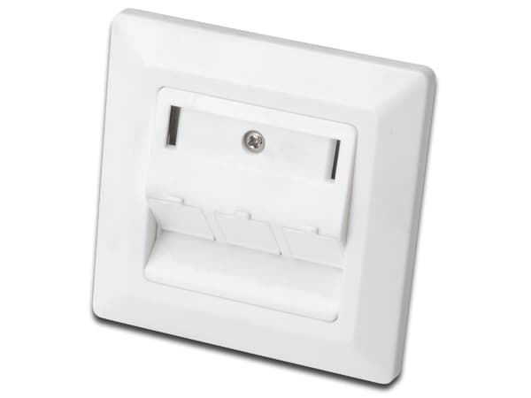 Digitus - Etulevy - RJ-45 X 3 - RAL 9010