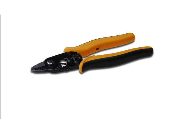 ASSMANN "Three times" Fiber Optic Stripper - Skaltång - 16 cm - svart, RAL 9005