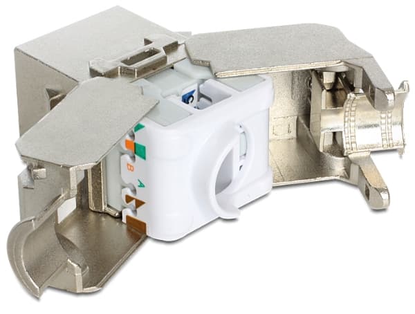 Delock - Modulaarinen insertti - CAT 6a - STP - RJ-45 - P/N: 86211:lle