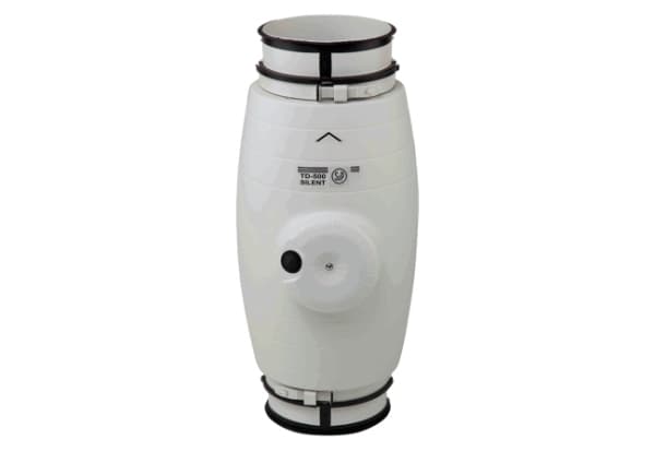 THERMEX kanavapuhallin TD 350/125 Silent Scandic, ø125mm. Ilmavirta 380/280 m³/h 0 Pa:ssa, energiankulutus 19-20 W, äänenpaine 22-30 dB(A) 3 m.