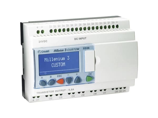Crouzet 88974162 Millenium 3 Smart XD26 S PLC-kontrollmodul 24 V/DC