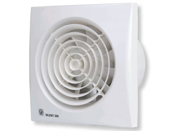 THERMEX Silent 200-300 Scandic, Seinä, Kylpyhuone, Valkoinen, Muovi, IP45, 180 m³/h