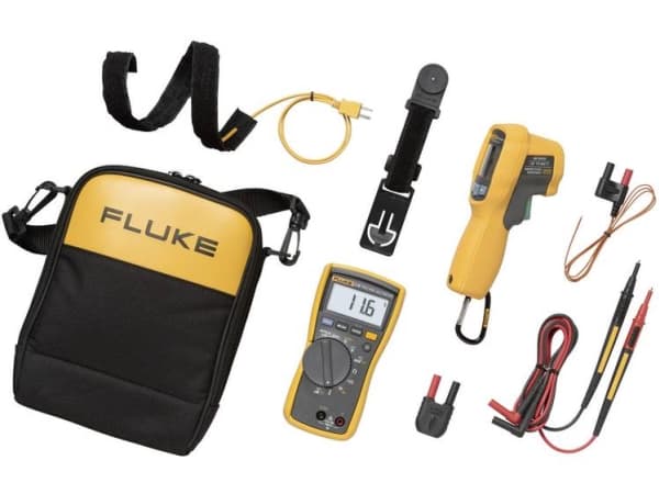 Multimeter Og IR Termometer Sæt 116/62 Max+ Hvac