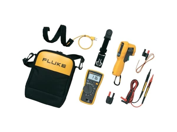 Multimeter Og IR Termometer Sæt 116/62 Max+ Hvac