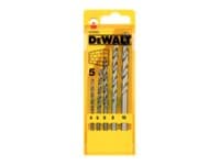DeWALT DT6952 - Borrsats - för murverk - 5 delar - 5 mm, 6 mm, 8 mm, 10 mm, 4 mm