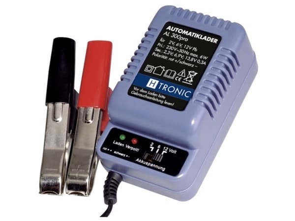 H-Tronic Blybatteri-oplader AL 300 PRO 2 V, 6 V, 12 V Ladestrøm (max.) 0.3 A
