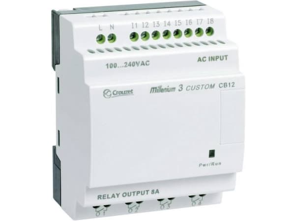 Crouzet 88970021 Millenium 3 CB12 R PLC-styringsmodul 24 V/DC