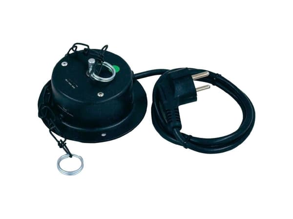 Eurolite MD-1015 Rotary motor with plug, Svart, 230 V, 50 Hz, 300 g, 113 x 133 x 58 mm