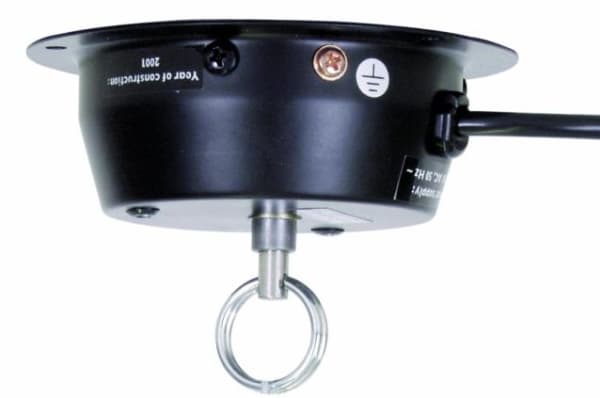 Eurolite MD-1015 Rotary motor with plug, Svart, 230 V, 50 Hz, 300 g, 113 x 133 x 58 mm