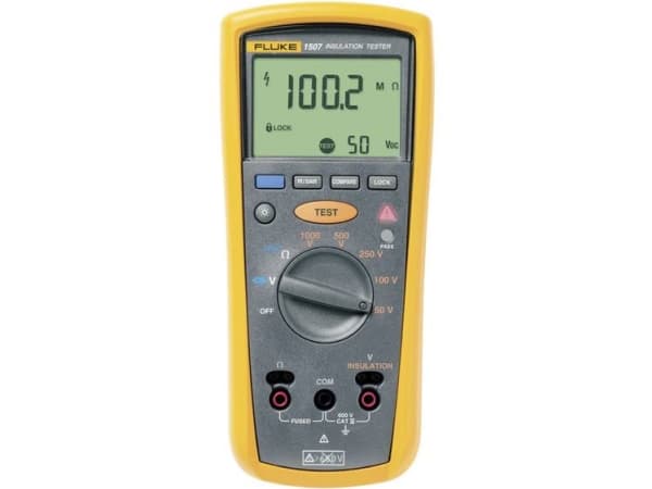 Fluke 1507 Isolationsmåler 50 V, 100 V, 250 V, 500 V, 1000 V 10 GΩ