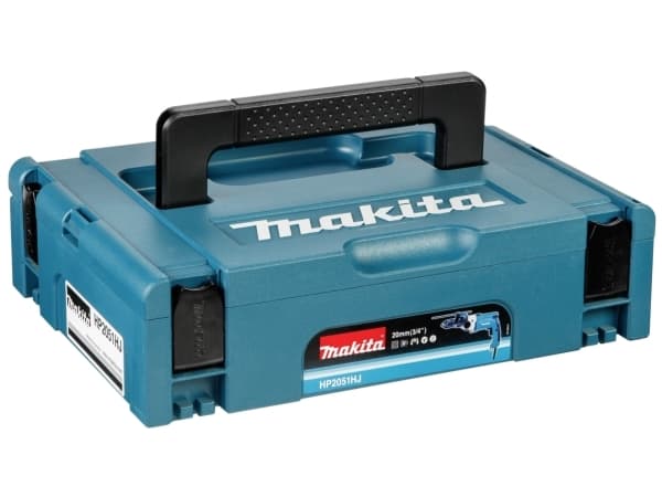 Makita HP2051HJ, Nøkkelløs, 4 cm, 1,3 cm, 2 cm, 1200 RPM, 2900 RPM