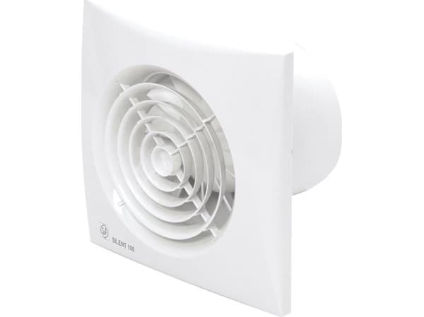 THERMEX Ventilator Silent 100 CZ Scandic, standardmodel. Luftmængde 95 m³/h.