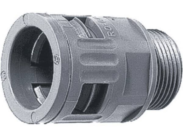 LAPP 55501070 SILVYN® KLICK-GM 32x1.5 Slangeforskruning Grå (RAL 7001) M32 29 mm Lige 1 stk LAPP 55501070 SILVYN® KLICK-GM 32x1.5 Slangeforskruning G