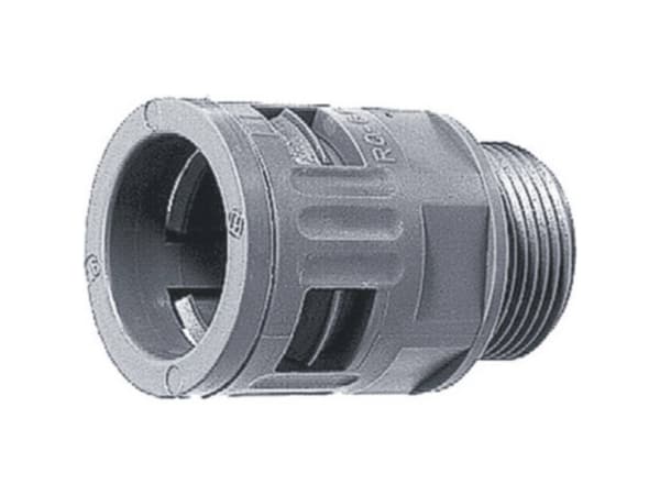 LAPP 55501070 SILVYN® KLICK-GM 32x1.5 Slangeforskruning Grå (RAL 7001) M32 29 mm Lige 1 stk LAPP 55501070 SILVYN® KLICK-GM 32x1.5 Slangeforskruning G