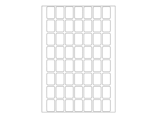HERMA 10603, Valkoinen, Paperi, Saksa, 12 mm, 18 mm, 1792 kpl