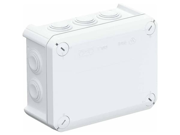 OBO Smideslåda T10010 st M25-membran151x117 mm, vit halogenfri